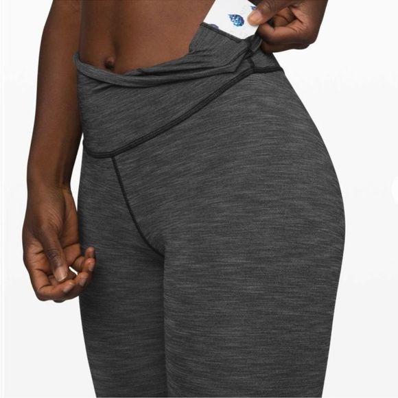 Lululemon Wunder Under High-Rise Tight 28" Legging Heathered Grey Size 2 - Picture 13 of 13